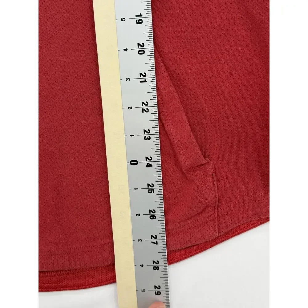 Adidas Red Washed Hoodie Pullover XL Athletic‎ Casual Cotton Blend
